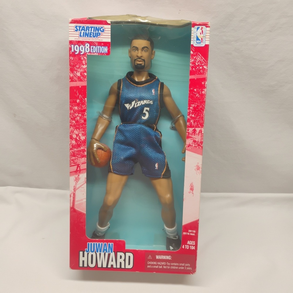 Kenner Starting‎ Lineup 1998 Edition Juwan Howard NBA Wizards Action Figure